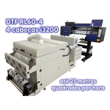 Impressora DTF RL60 com 4 cabeças i3200