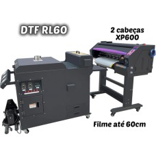 Impressora DTF RL60 Industrial 2 cabeças XP600