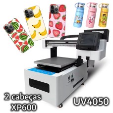 Impressora UV 4050 com 2 cabeças de impressão