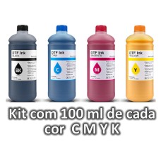 Kit Tinta DTF CMYK 100ml