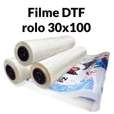 Filme DTF 30cm largura por 100 metros